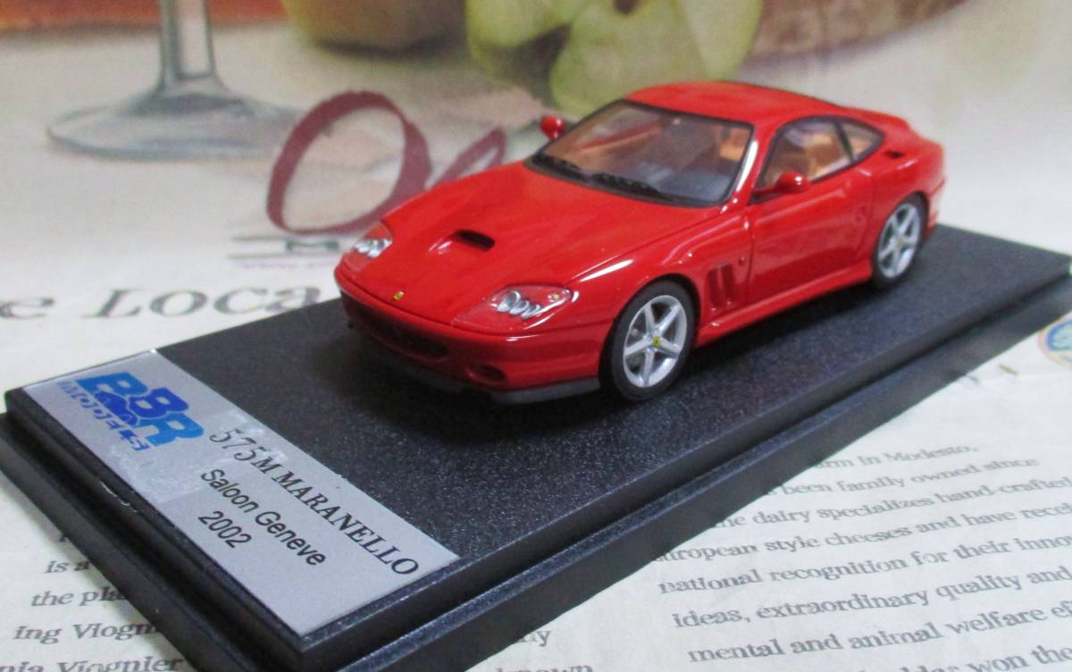 ☆レア絶版*BBR*1/43*Ferrari 575M Maranello Saloon Geneve 2002