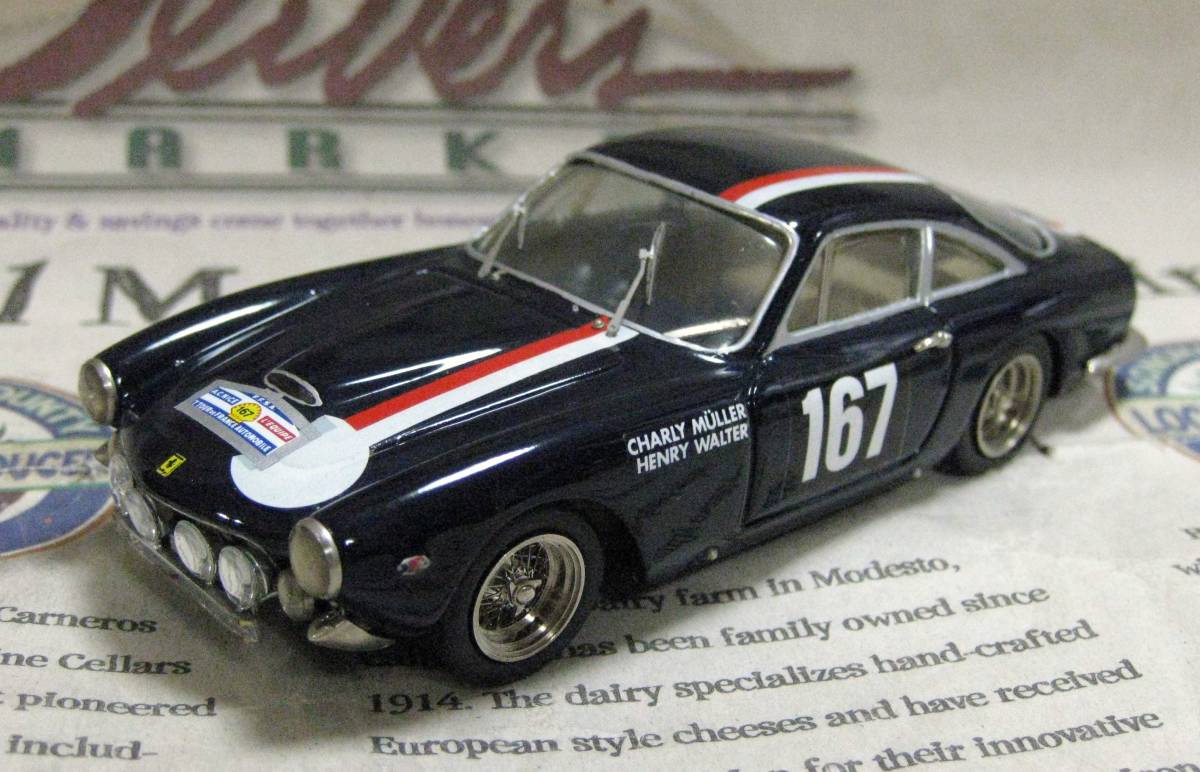 レア絶版*完成品*AMR*1/43*Ferrari 250 GT Lusso #167 1964 Tour de France*フェラーリ≠BBR,MR - BBR レア絶版*完成品*AMR*1/43*Ferrari 250 GT Lusso #167 1964 Tour de France*フェラーリ≠BBR,MR - BBR