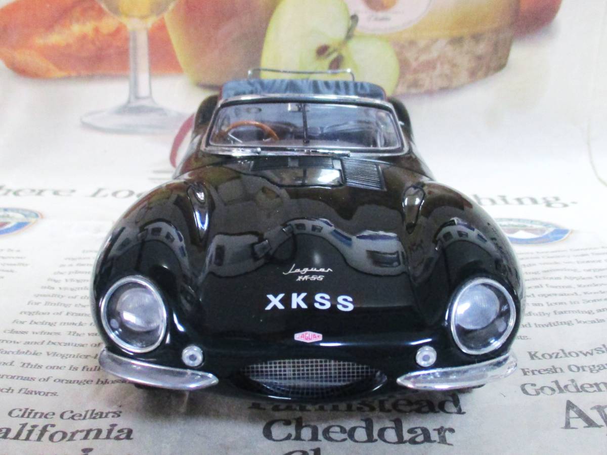 ★激レア絶版*AUTOart*1/18*1956 Jaguar XK SS グリーン≠京商,EXOTO_画像3