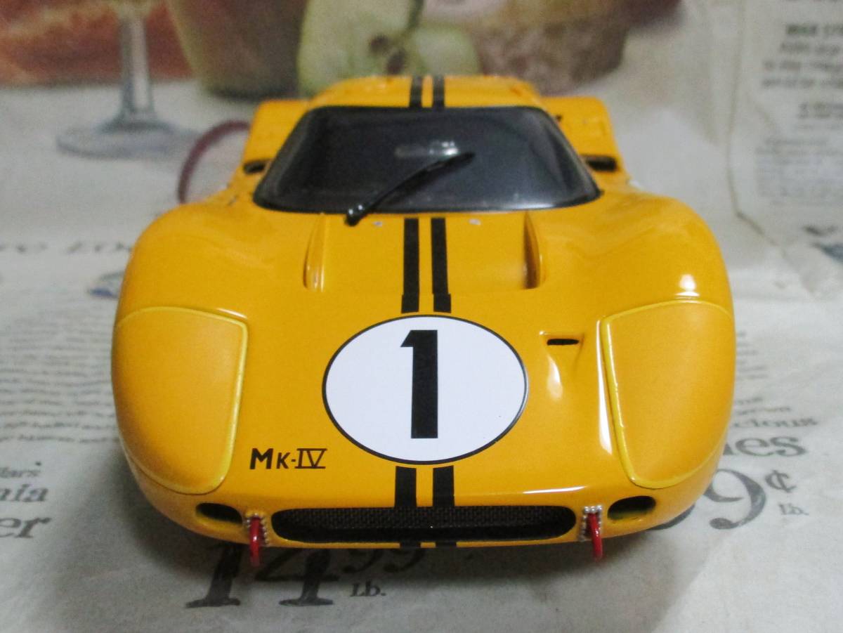 ★激レア絶版☆EXOTO*1/18*1967 Ford GT40 MKIV #1 1967 Sebring 12h≠BBR_画像3