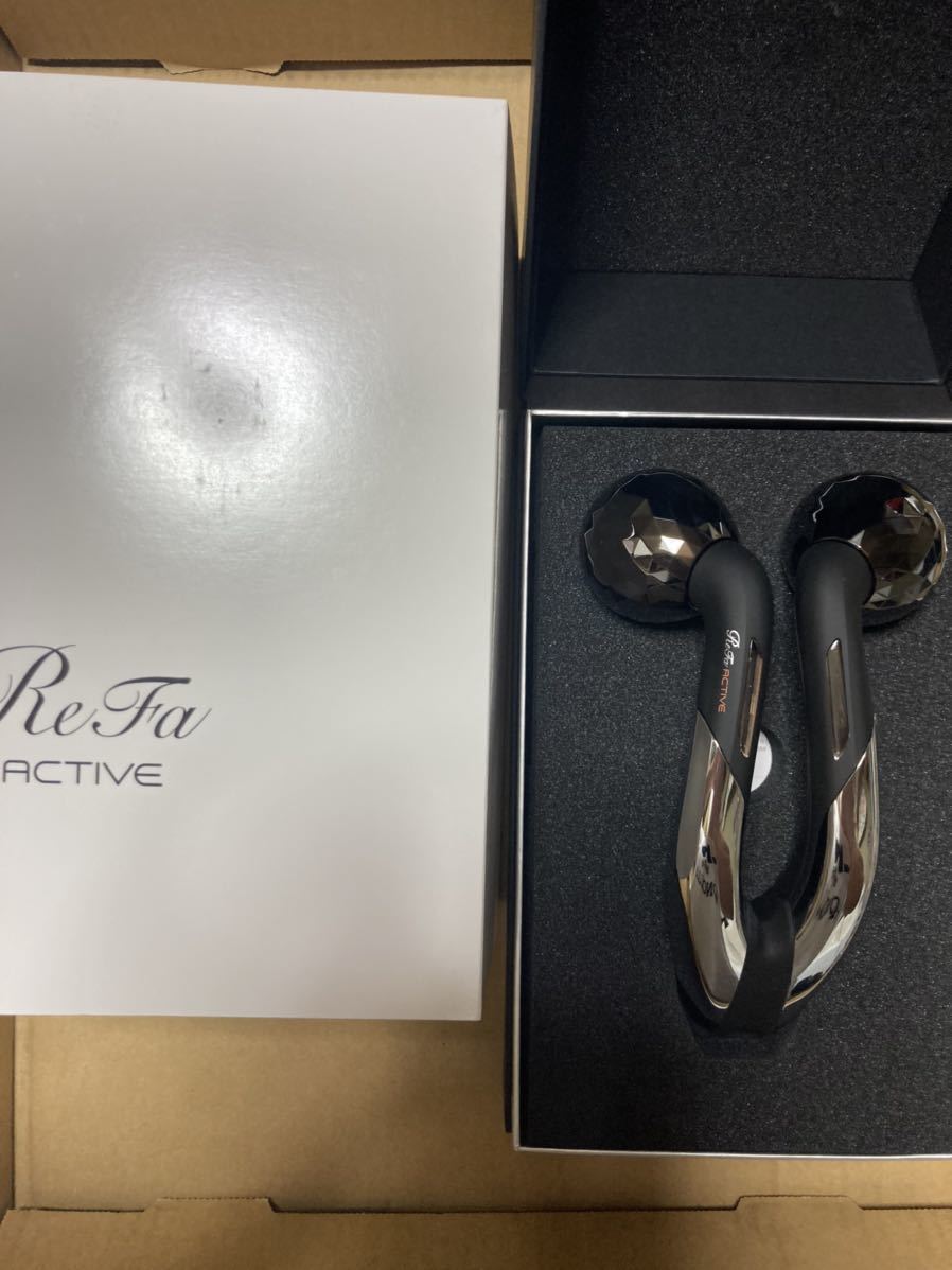 未使用 MTG ReFa ACTIVE WF エムティージー リファ アクティブ ダブルエフ RF-AT2228B-N ボディローラー リファアクティブ