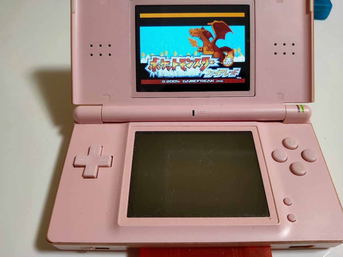 DS Lite、 充電器、 ポケモンエメラルド、リーフグリーン、ファイヤーレッド、クリスタル、予備バッテリー、ソフトケース 