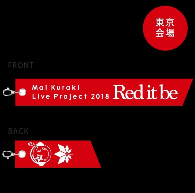 幻!倉木麻衣 Mai Kuraki Live Project 2018 Red it be 君 想ふ ～春夏秋冬～ TOURツアー東京公演限定フライトタグキーホルダー東京会場限定_画像9