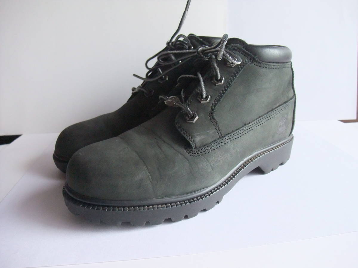 Timberland ティンバーランド　ウォータープルーフ　ブーツ 7.5M (25.5cm)　WATERPROOF BOOTS　灰色　 防水 グレーブラック 靴　_画像5