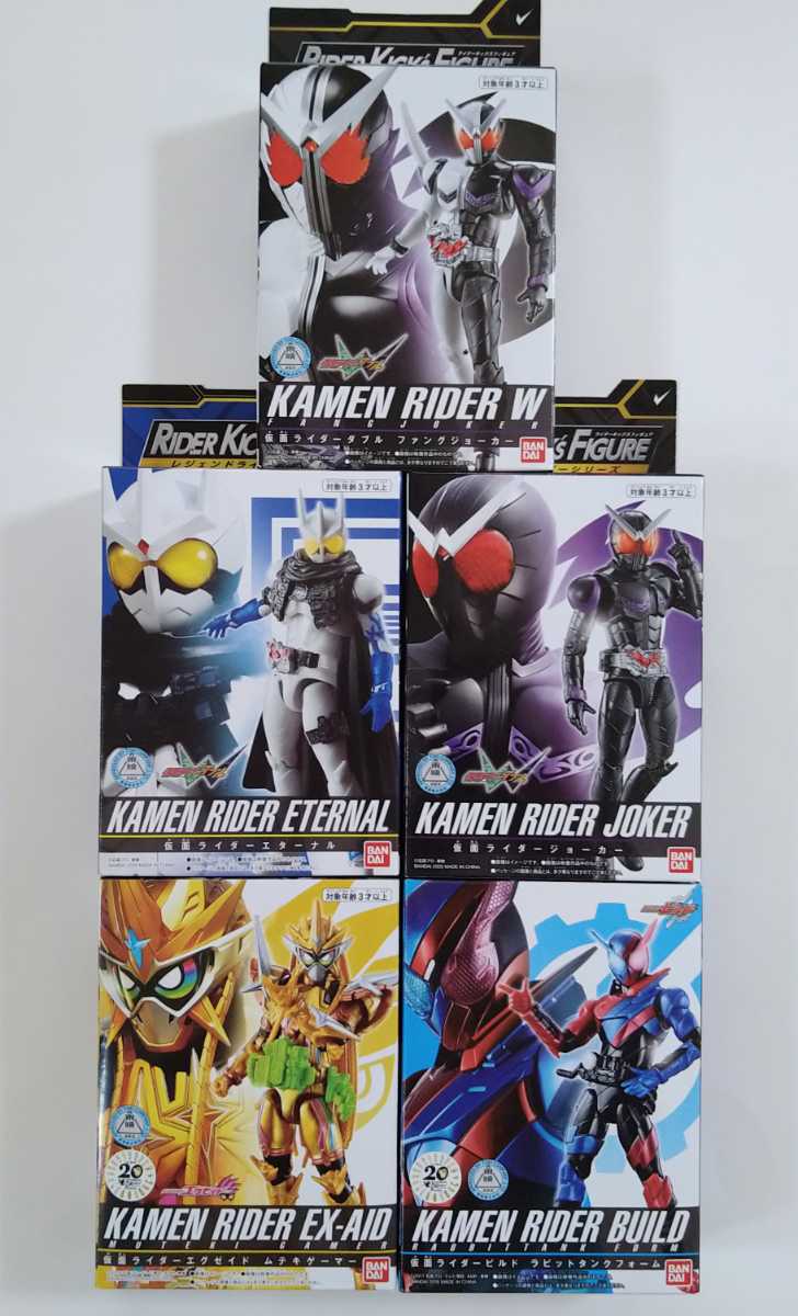 送料無料★仮面ライダー RKF ライダーキックスフィギュア レジェンドライダーシリーズ ダブル エグゼイド ビルド パラドクス ゲンム スカル