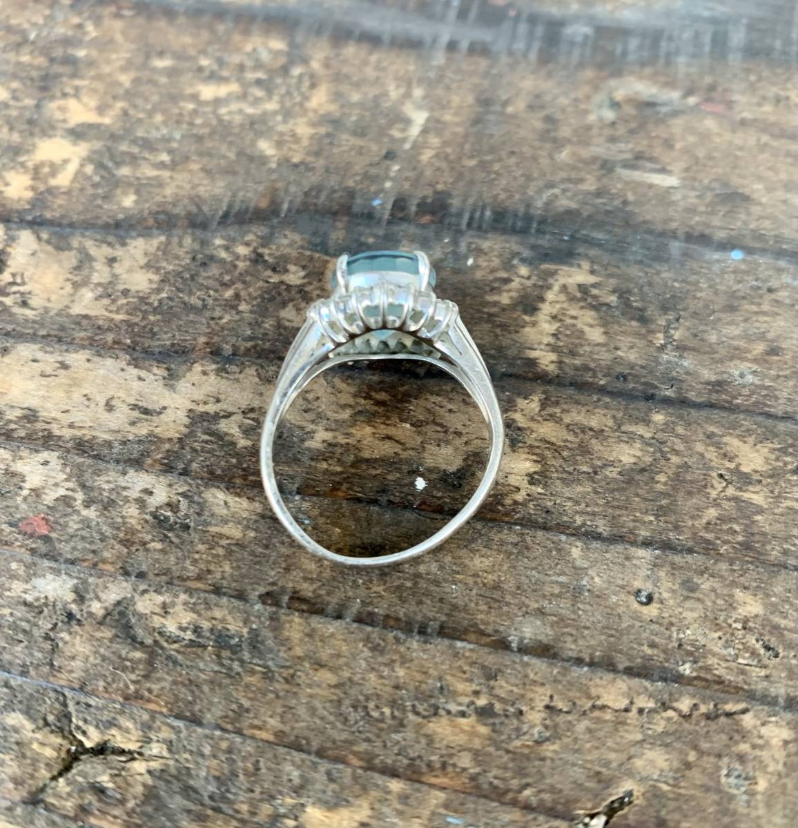 ☆ジュエリー☆アクアマリン☆3.37ct☆ダイヤモンド☆0.20ct☆プラチナ