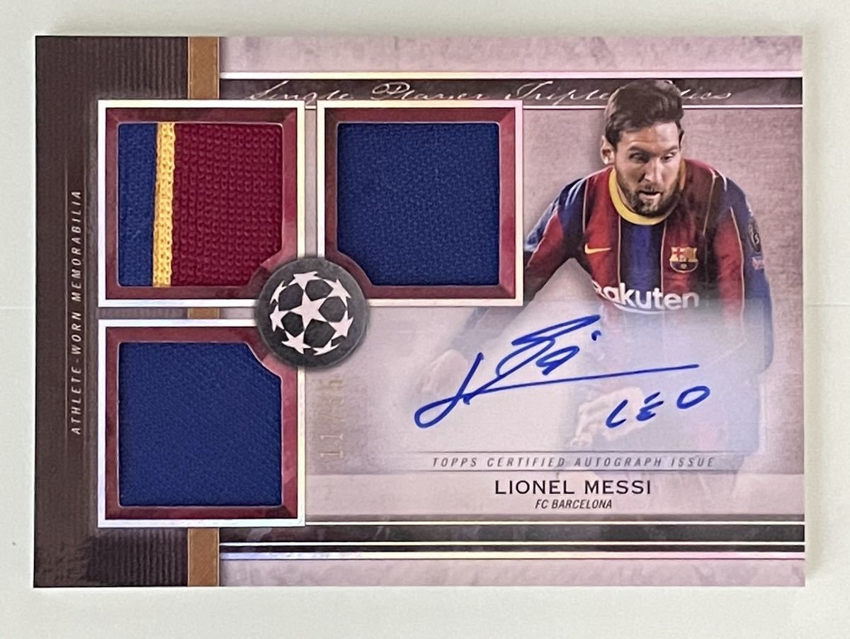 22新作モデル Lionel Messi メッシ 35枚限定 直筆サインカード ジャージパッチ その他 Alrc Asia