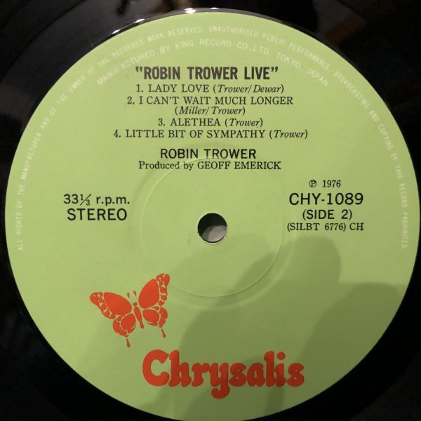 Robin Trower / Robin Trower Live!_画像3