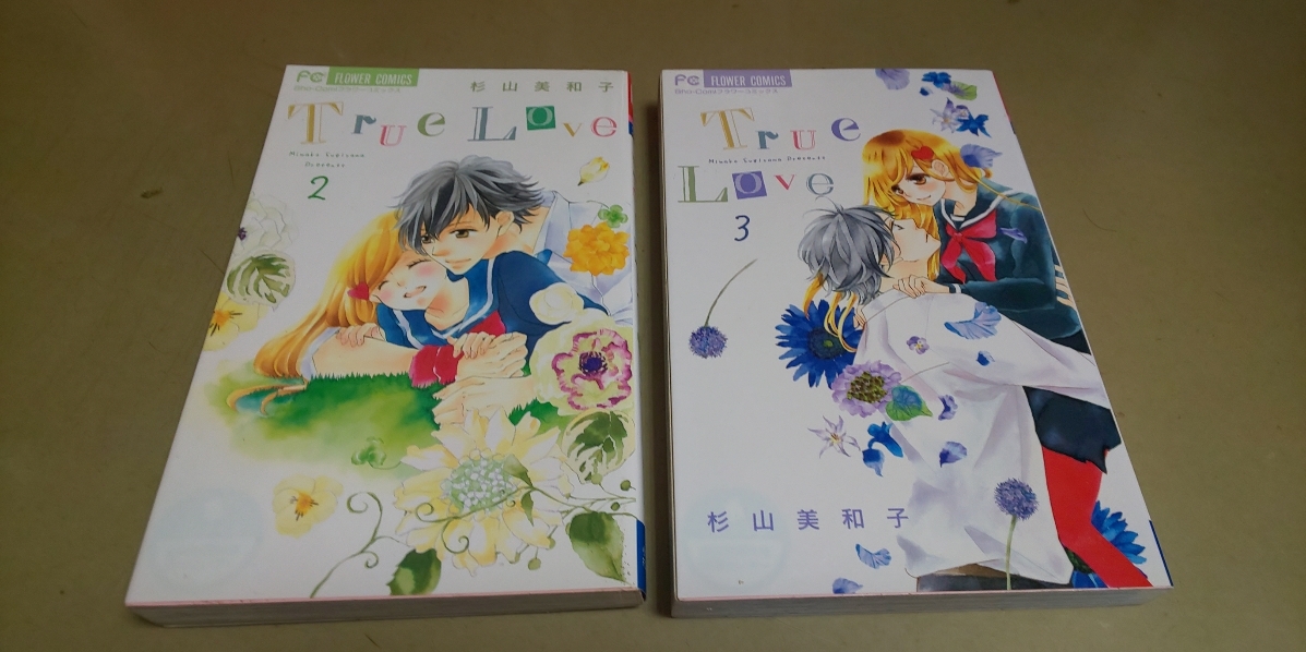 少女コミック「トウルーラブ　TrueLove」第2巻　3巻　2冊セット　杉山美和子　小学館_画像1