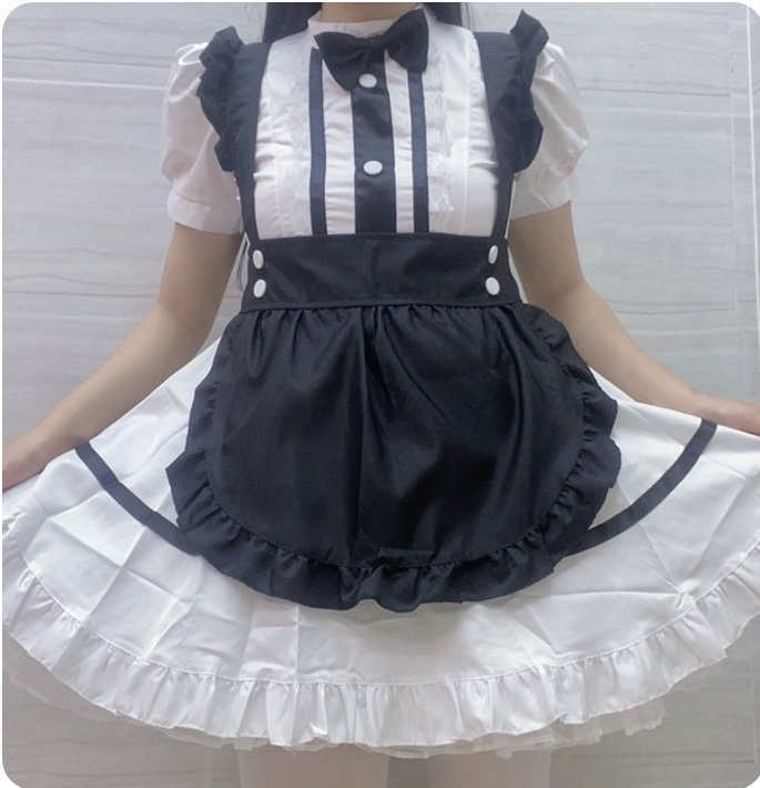 【萌】ワンピース メイド 服 ロリータ 学園祭 ハロウィン お祭り イベント コスプレ衣装 男女用S-XXL_画像3