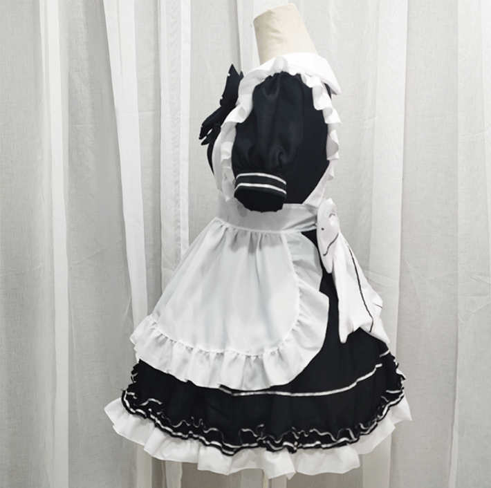 [.] One-piece made clothes Lolita an educational institution festival Halloween festival Event pannier costume play clothes 