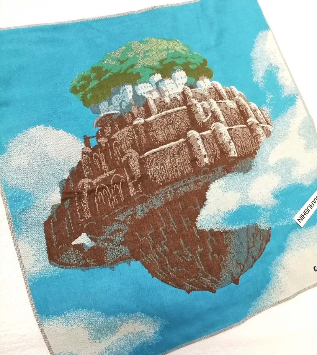 ヤフオク! - 超レア!【日本製】天空の城ラピュタ.大判ハンカチ.スタジオ...