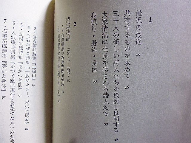 穂先を渡る　最新現代詩　鈴木志郎康・詩と詩人論　賢治や中也から俊太郎に到る力作詩人論_画像2