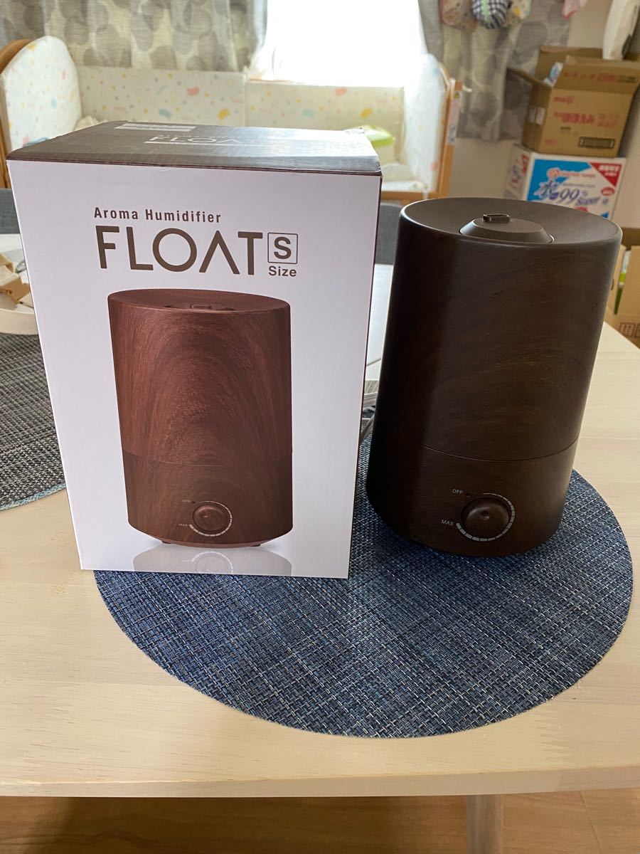 FLOAT アロマ加湿器 超音波式アロマ加湿器 木目調