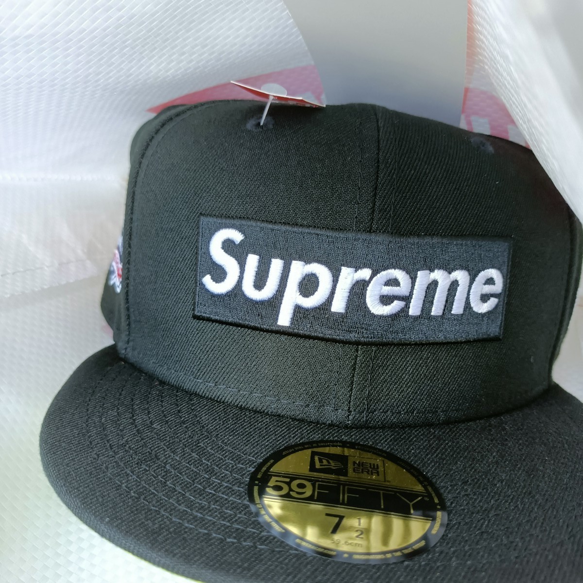 Supreme NO COMP BOX LOGO NEW ERA BLACK 7 1/2