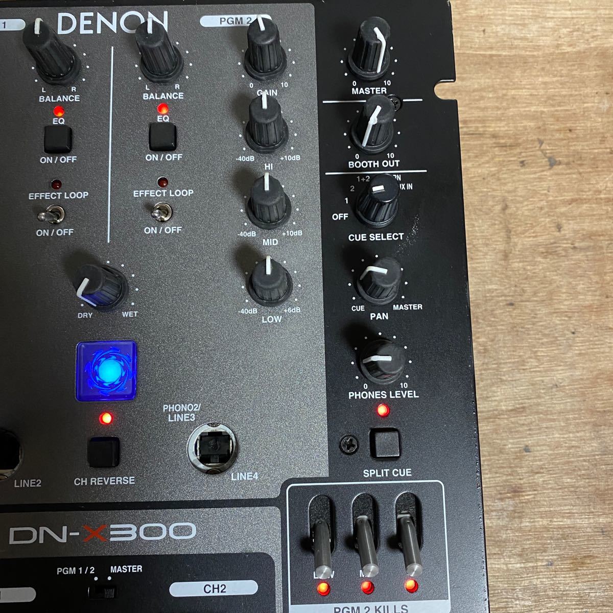 【高音質】DENON デノン DN-X300 DJミキサー ＊難あり