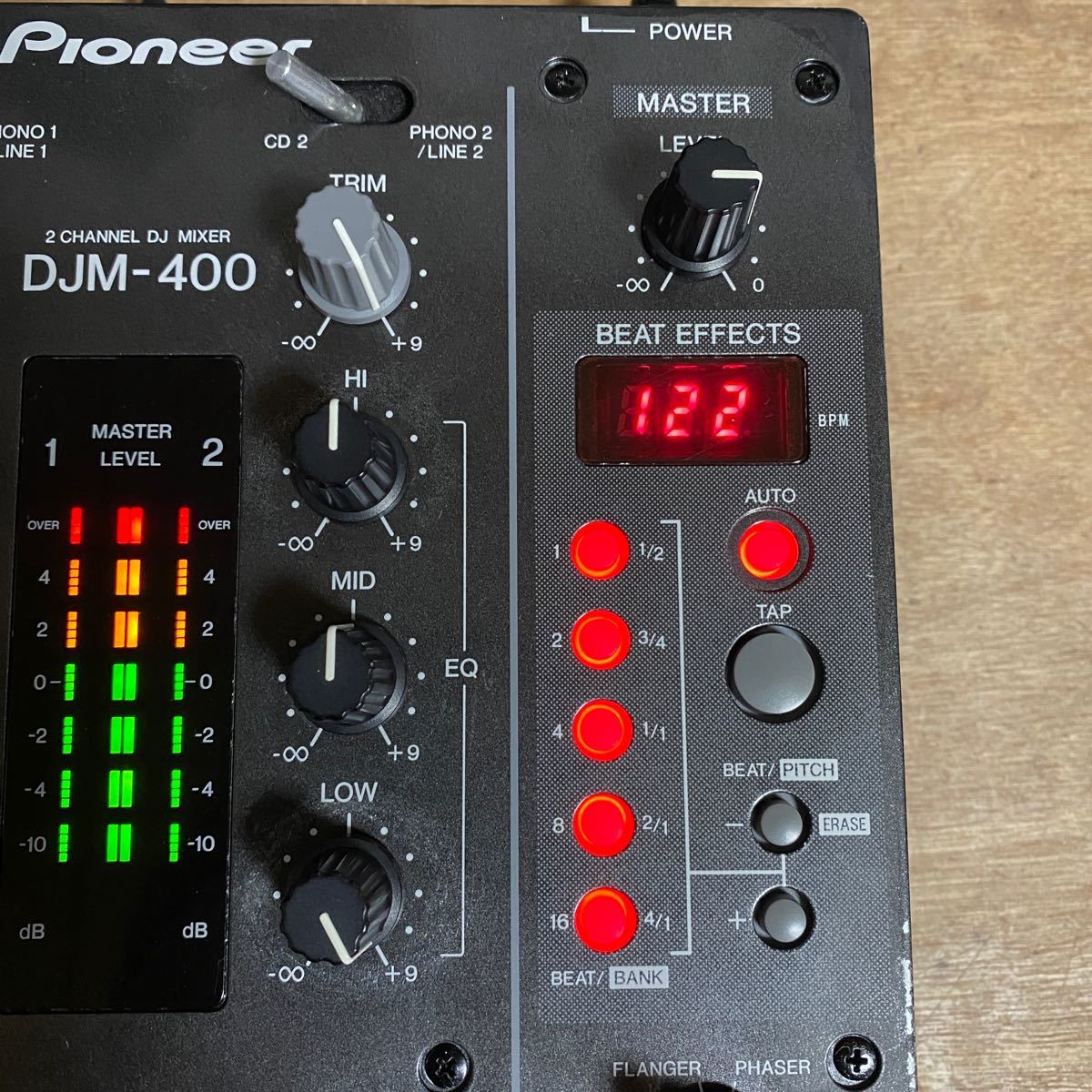 名機】Pioneer パイオニア DJM400 DJミキサー 09年製 キズ多め|Yahoo