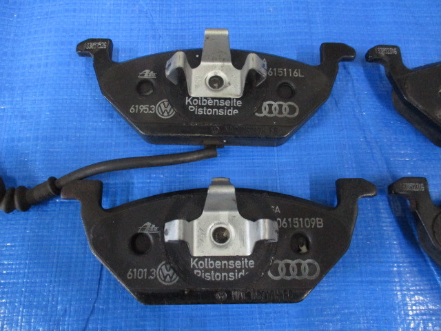 *VW New Beetle 9CAZJ 9CBFS front brake pad remainder amount approximately 8.9 millimeter letter pack post service shipping. postage 520 jpy *