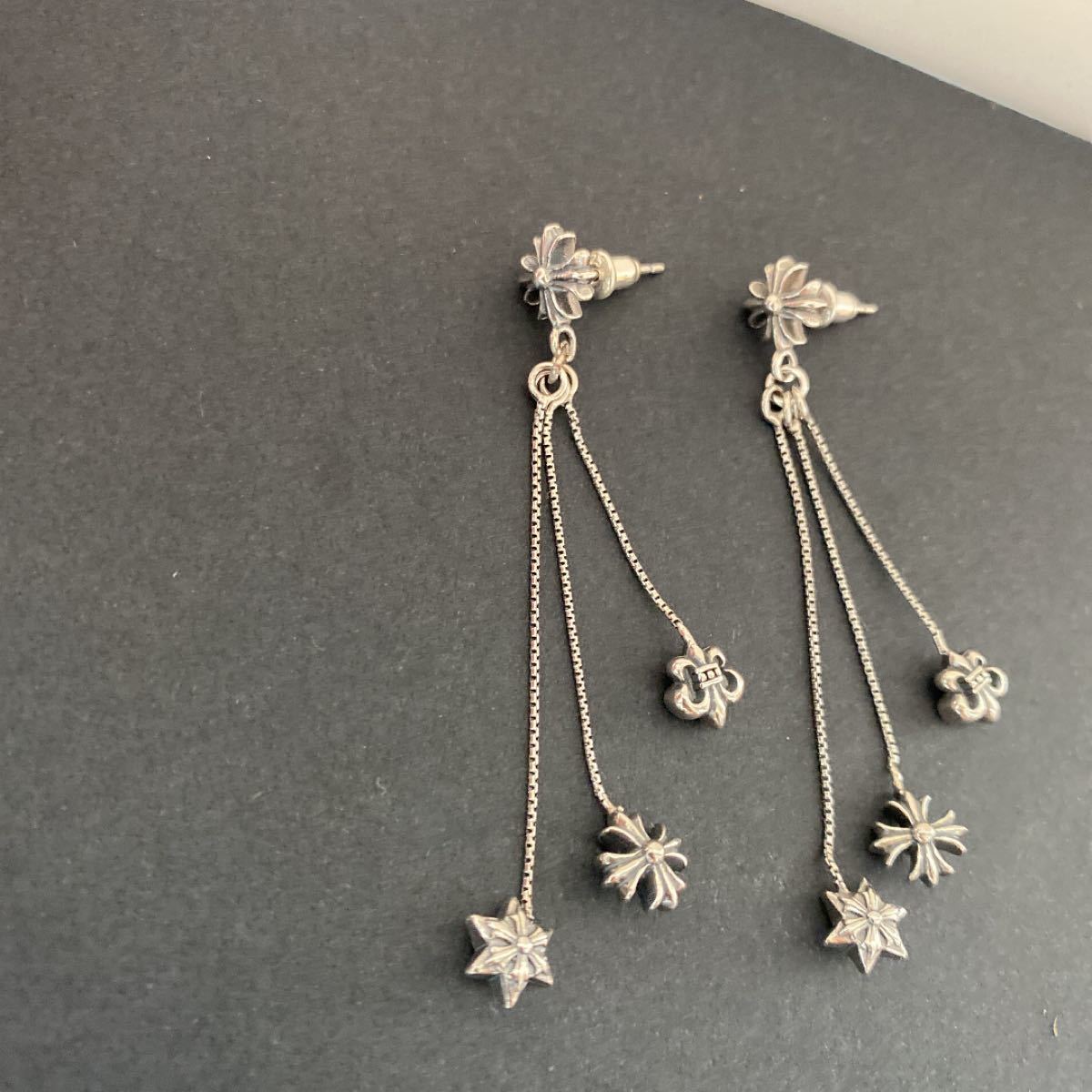 シルバー925 ピアス JOJOイヤリング ジョジョピアス クロス シルバー925 ピアス JOJOイヤリング ジョジョピアス クロス