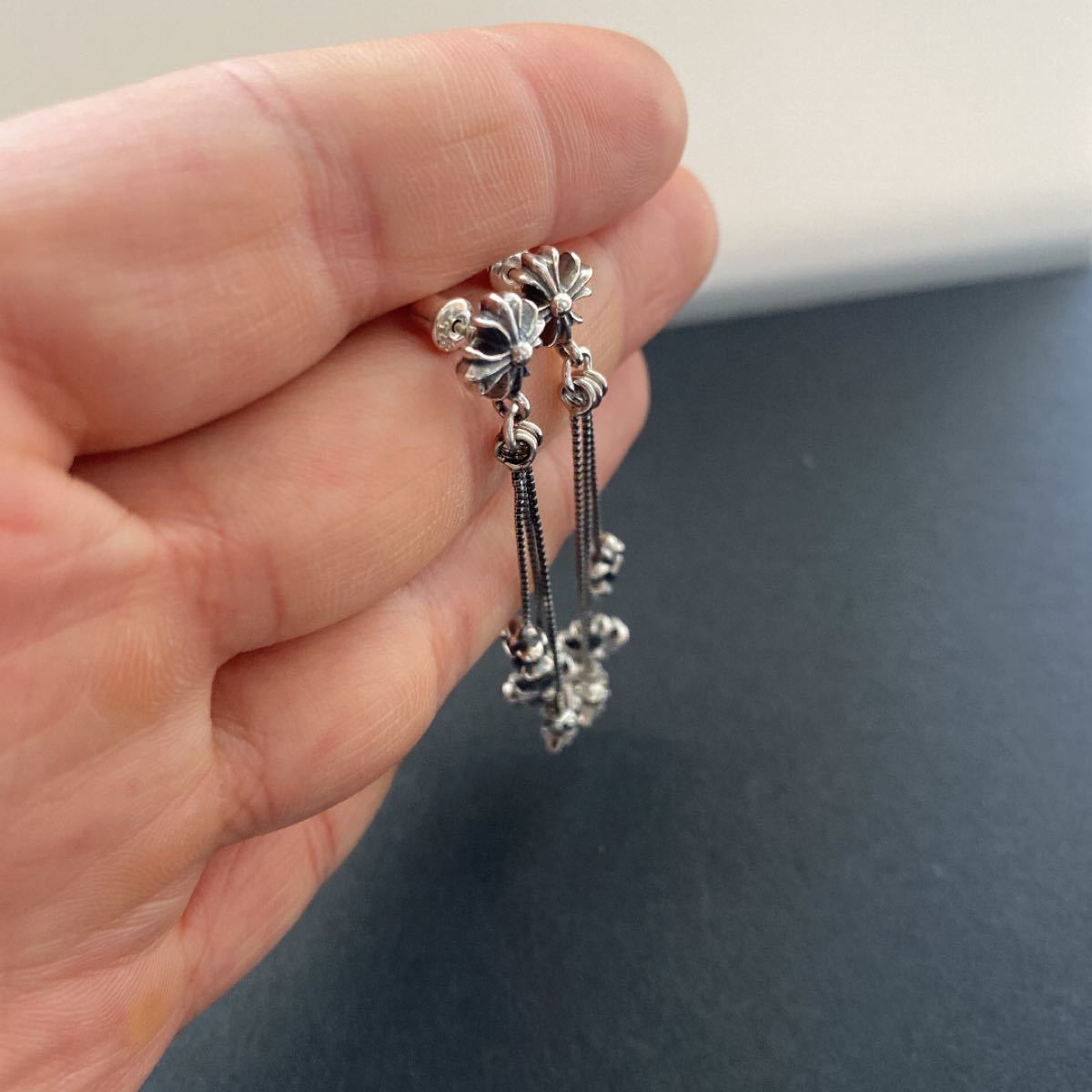 シルバー925 ピアス JOJOイヤリング ジョジョピアス クロス シルバー925 ピアス JOJOイヤリング ジョジョピアス クロス