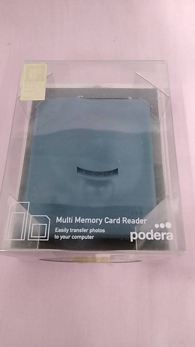 Podera, PR-D1-SG, DESKSCAPE　READER 　Memory 　Card　 Reader 　グレー（動作確認済） 【BIIG-420】_画像1