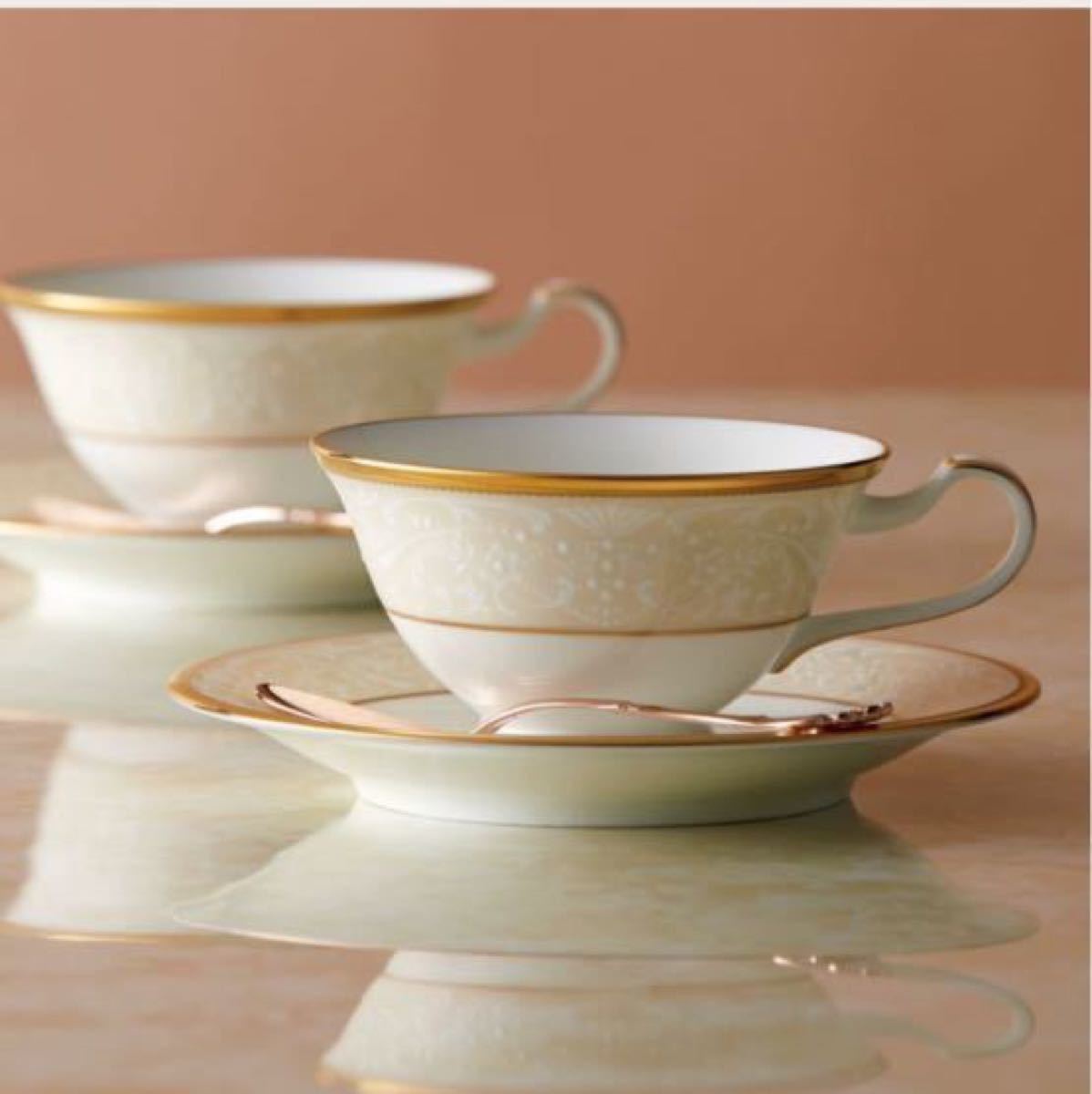 新品 ノリタケ ホワイトパレス カップ&ソーサー Noritake ペア 新品 ノリタケ ホワイトパレス カップ&ソーサー Noritake ペア