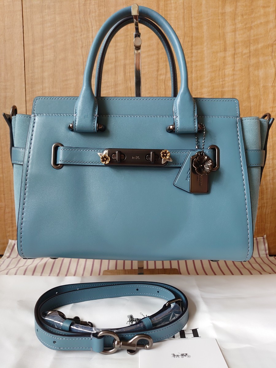 COACH【未使用】スワッガー ティーローズ 29460 ブルー | contifarma.pe