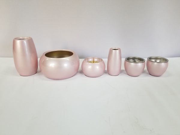 新品・未使用品)モダン仏具 マカロン 6具足 ピンク 桜 | healthlifeips.com