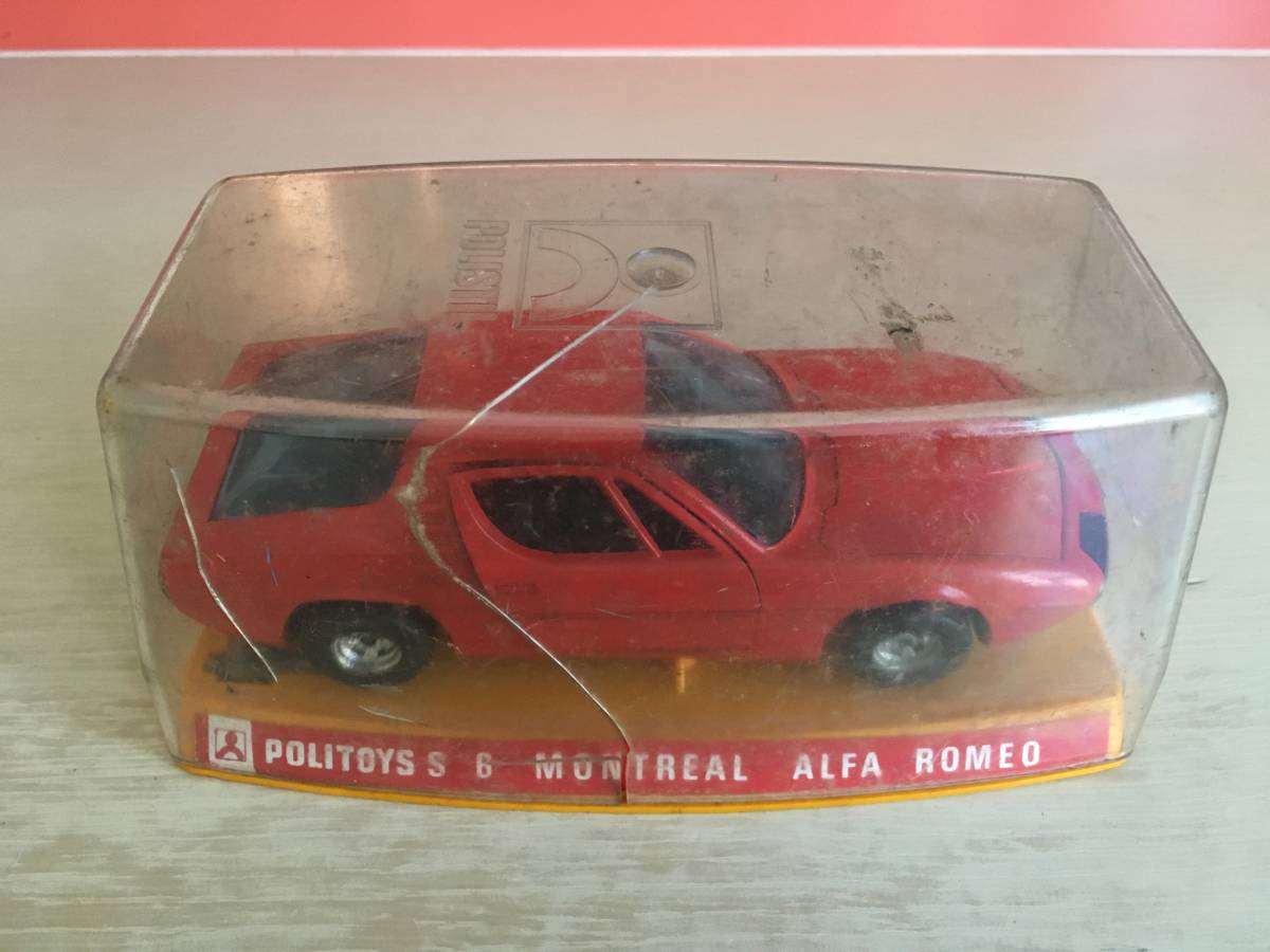 【海外限定】 毎日続々入荷 ポリトーイ 1 25 アルファロメオ モントリオール Alfa Romeo Montreal エンジン欠品 ケース割れあり 美品 concito.com concito.com