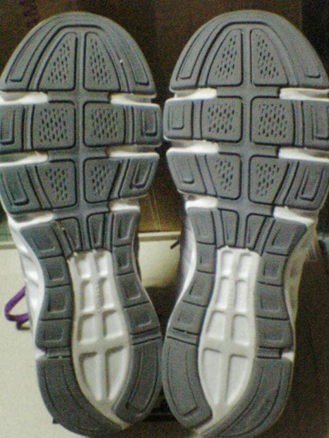 【adidas】アディダス スニーカーシューズ 靴 24.0㎝ 灰×紫 climacool_画像4