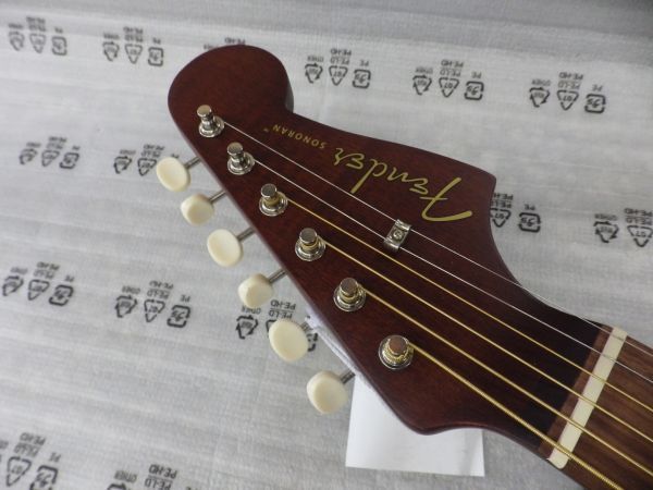 新品未使用品　Fender フェンダー ミニアコースティックギター　Sonoran Mini　ナチュラル メーカー保証2年付　クリップチューナーサービス_画像2