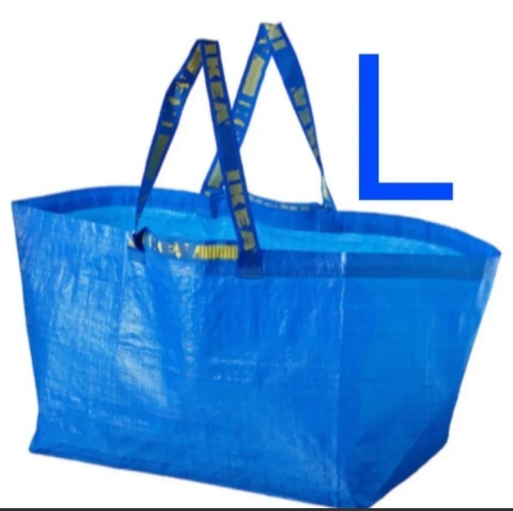 新品未使用トートバッグ IKEA エコバック 買い物バッグ　イケア人気の3枚セット　SMLサイズ