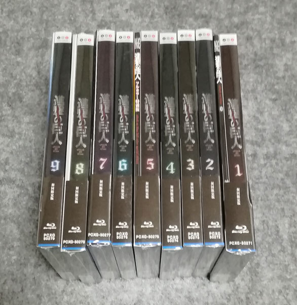 新品 Blu-ray 進撃の巨人 初回限定版 全9巻セット www.rainbowlibrary.org