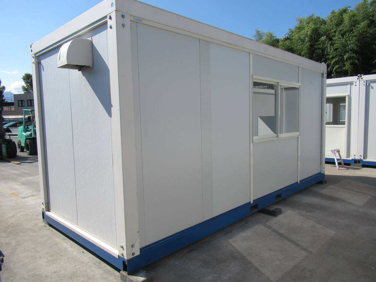 [ Kanagawa departure ] super house garage container garage storage room unit house 4 tsubo used temporary prefab warehouse 8 tatami .. place work place agriculture . agriculture 