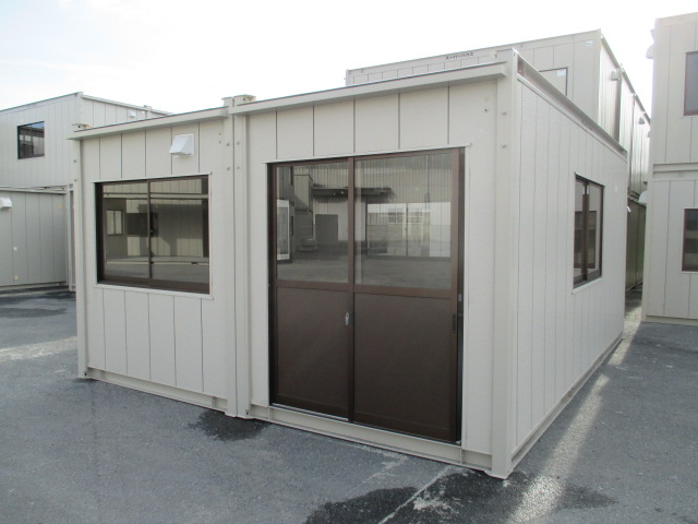 今年人気のブランド品や 8坪 ユニットハウス 寮 物置 コンテナ 【愛知発】◎スーパーハウス 中古 収納 倉庫 道場 .東海 16畳 事務所 プレハブ 仮設 簡易住居、ログハウス