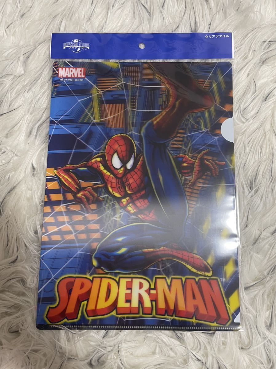 ★新品未開封★スパイダーマン3Dクリアファイル ★Universal Studios Japan★MARVEL_画像1