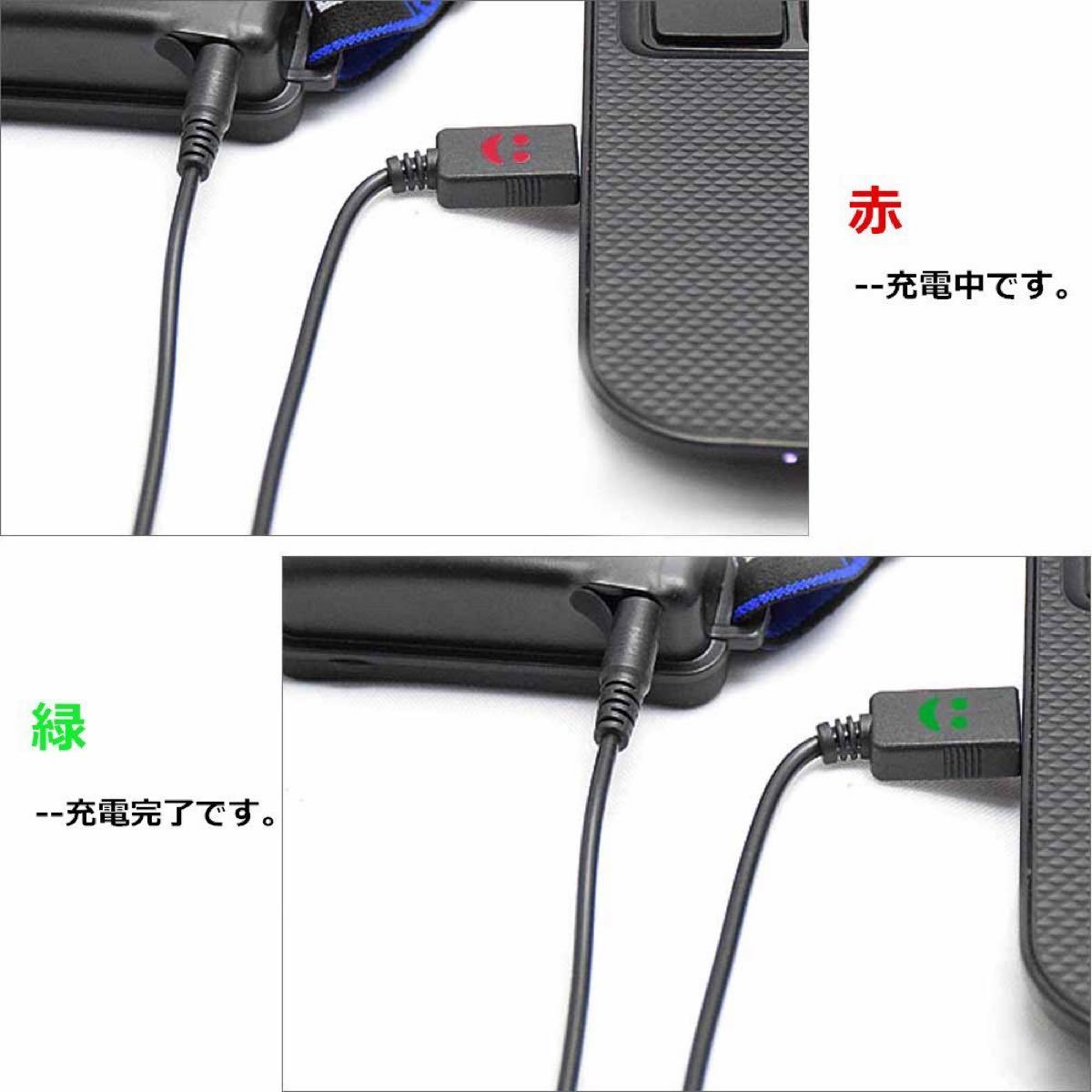 ヘッドライト 充電式 LED ヘッドランプ 防水 軽量  LEDヘッドランプ LEDヘッドライト 充電式 高輝度 軽量