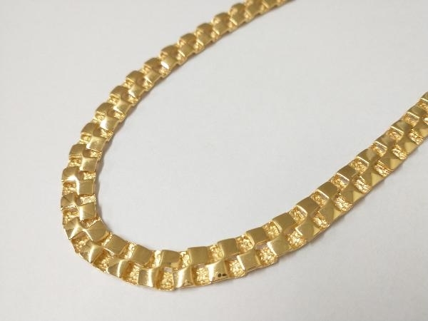 造幣局刻印入 K18 750 ゴールド ネックレス デザインチェーン 42cm 総 