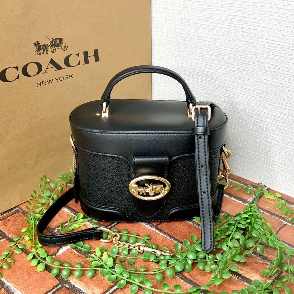 ≪新品≫COACH ハンドバッグ クロスボディバッグ ショルダー 黒