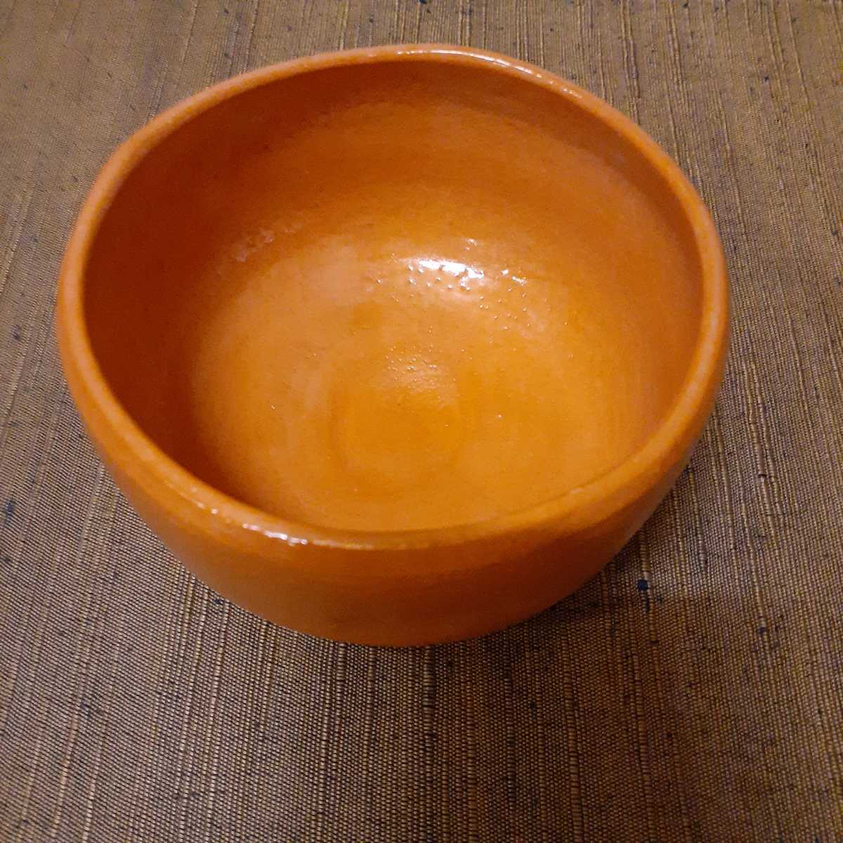 楽焼 茶碗 赤楽 共箱 約12cm×7.2cm_画像9