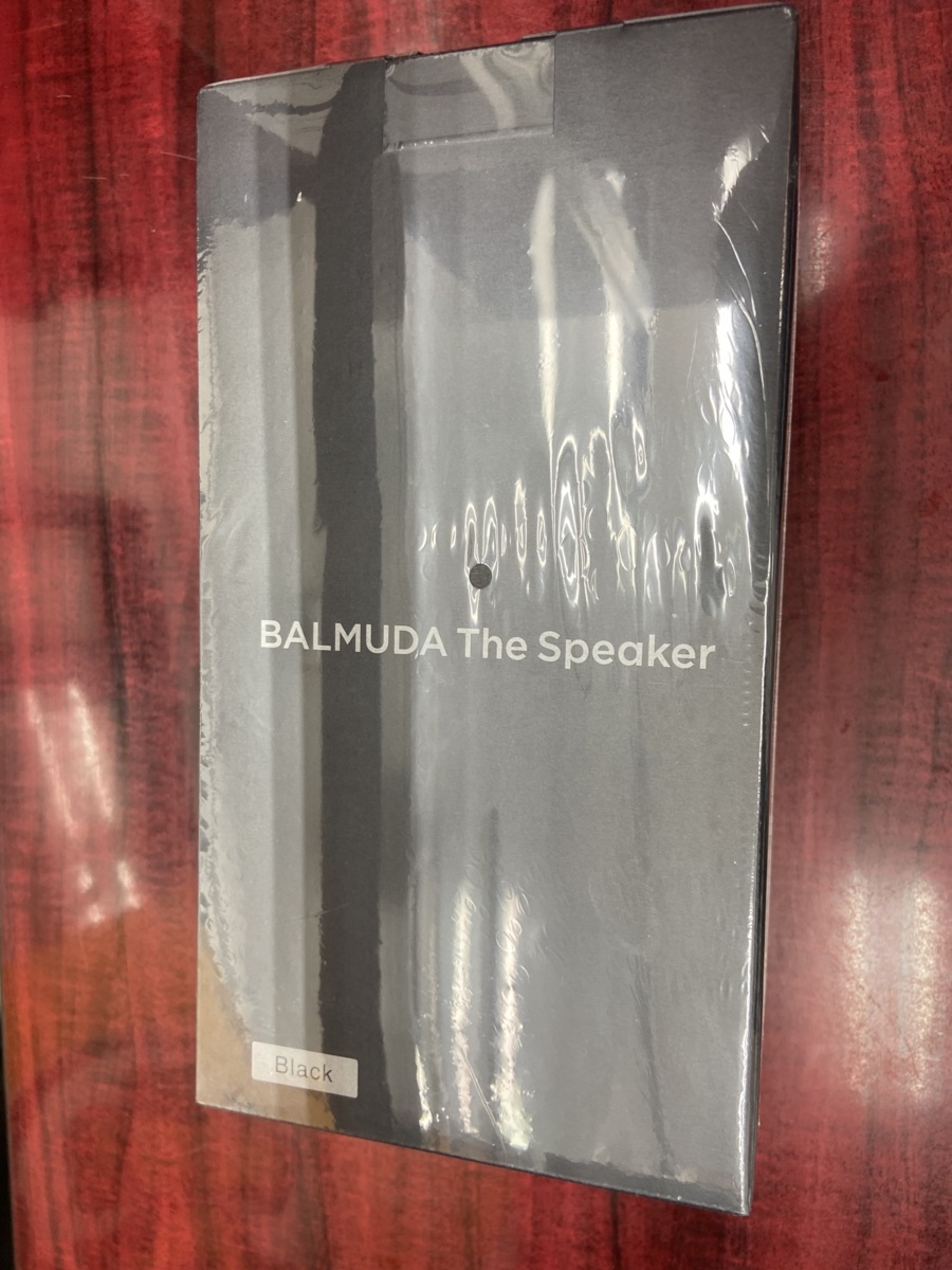 未開封未使用☆BALMUDA The Speaker M01A-BK バルミューダ スピーカー_画像1