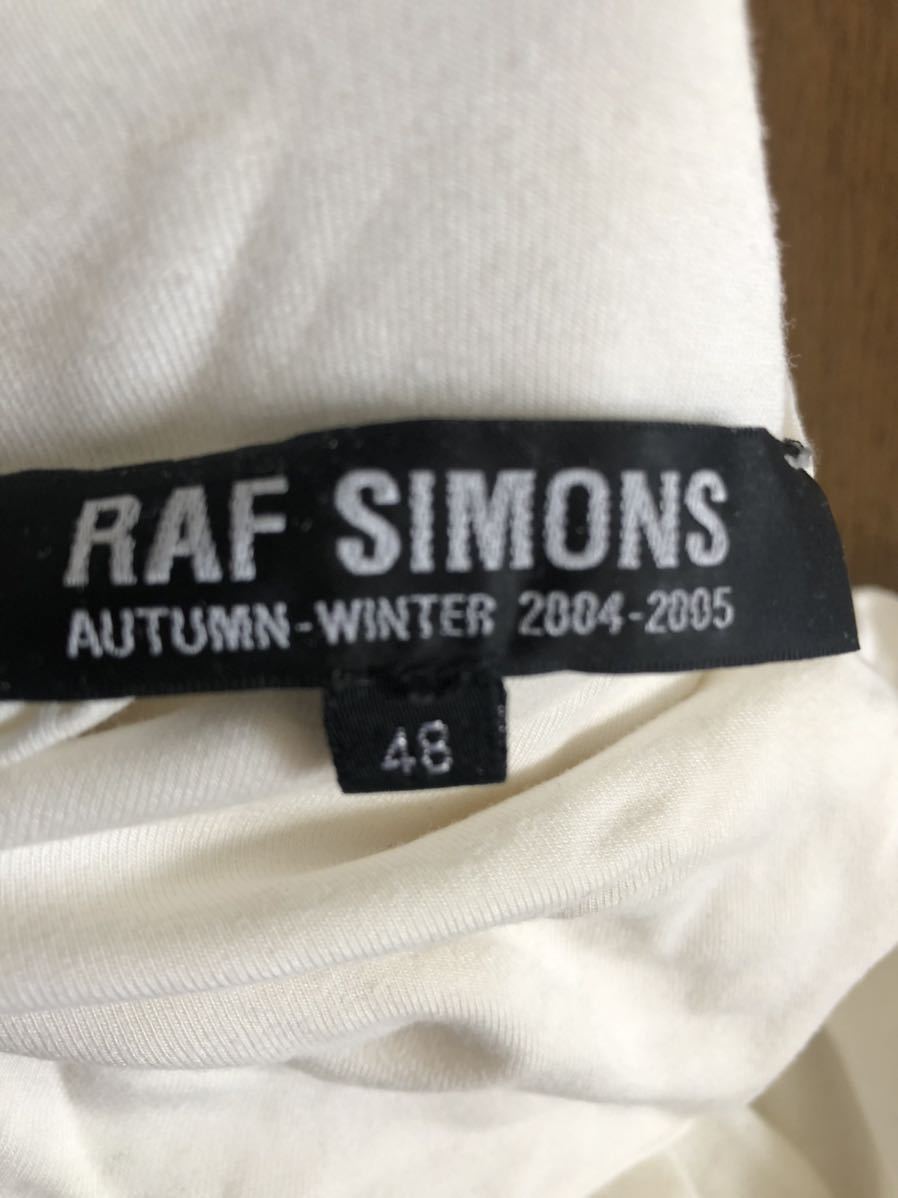 RAF SIMONS 2004-2005AW High Neck Long Sleeve T-Shirt48 ラブシモンズ タートルネックR刺繍_画像3