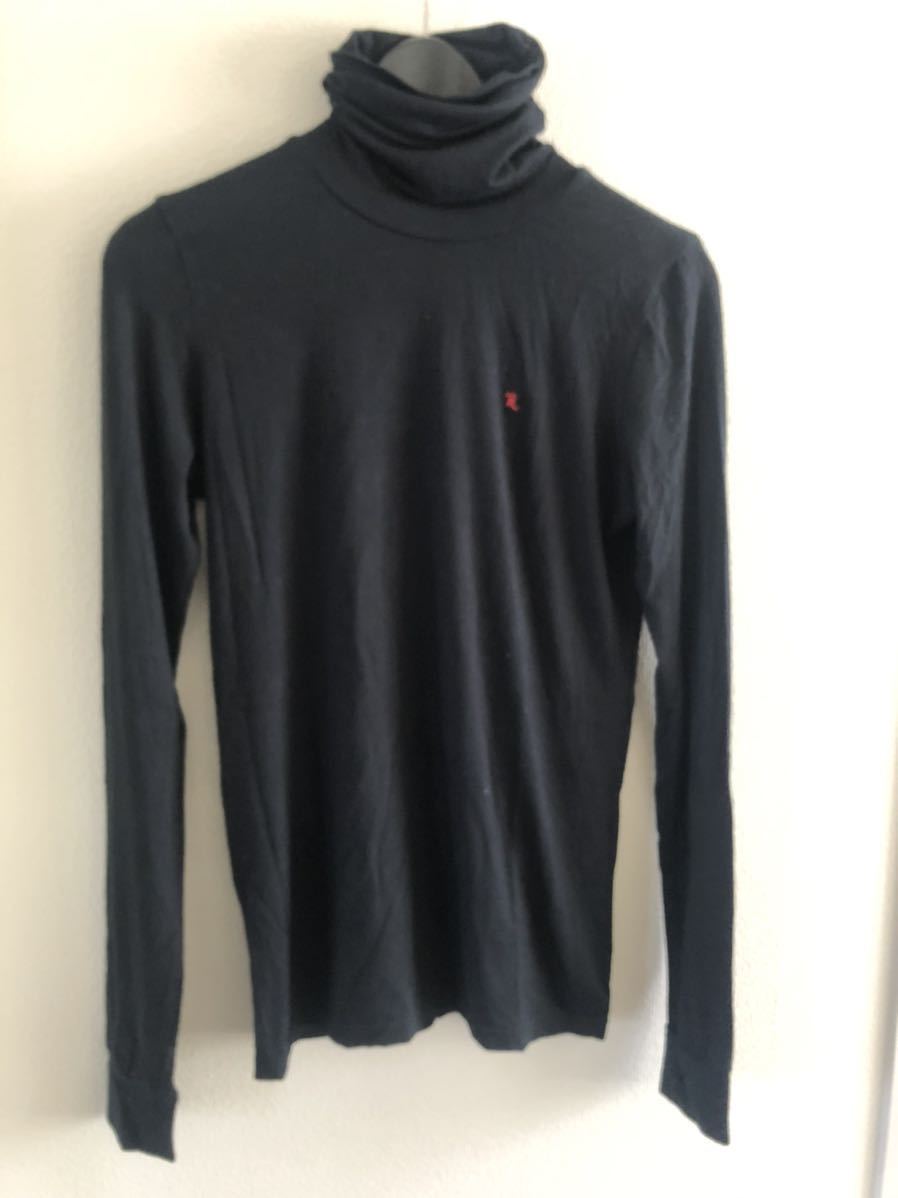 RAF SIMONS 1999-2000AW High Neck Long Sleeve T-Shirt48  любовь ... R вышивание  ... гриф 