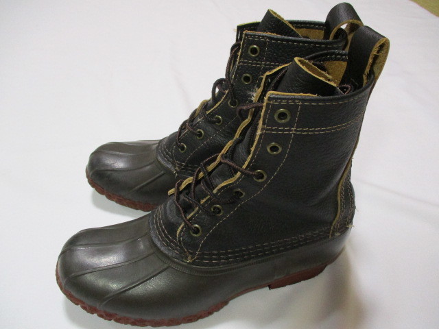 LL BEAN エルエルビーン BEAN BOOTS ビーンブーツ バイソン 黒×こげ茶 WOMENS 7 M_画像1