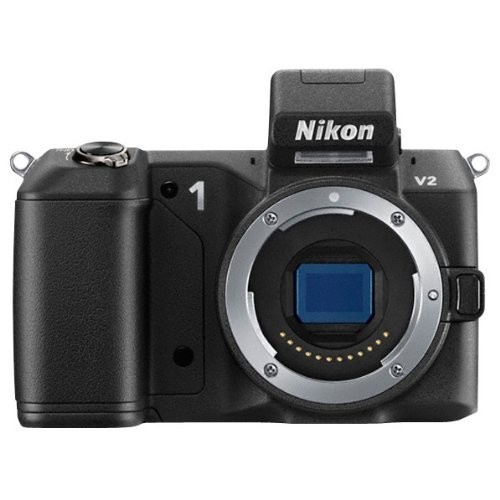 ファッション 1年保証 中古 美品 ブラック ボディ V2 Nikon ニコン