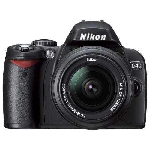 割引 中古 １年保証 ブラック II F3.5-5.6 18-55mm D40 Nikon 美品