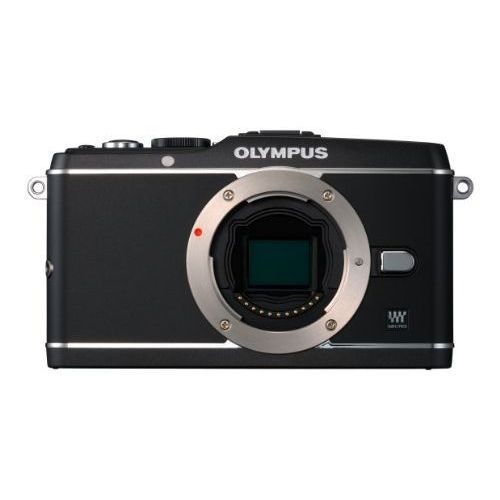 中古 １年保証 美品 OLYMPUS E-P3 ボディ ブラック_画像1