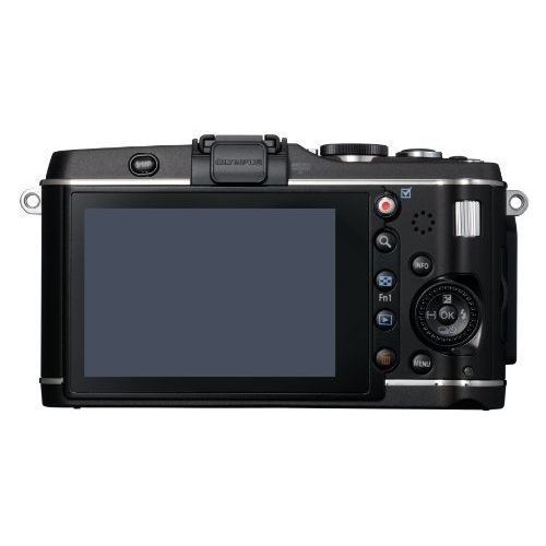 中古 １年保証 美品 OLYMPUS E-P3 ボディ ブラック_画像2