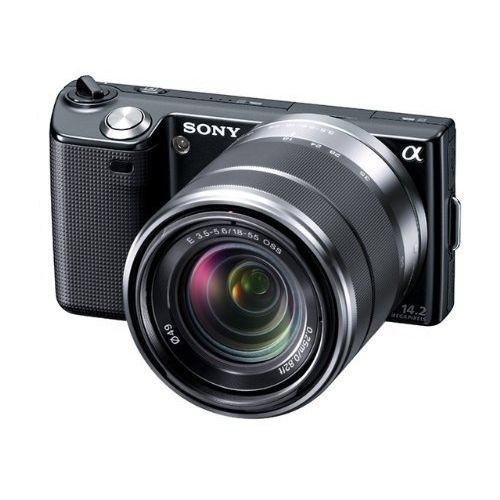 最愛 SONY 美品 １年保証 中古 NEX-5 ブラック レンズキット 18-55mm