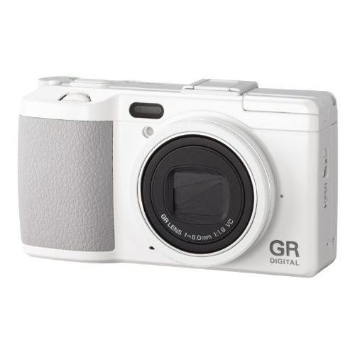  used 1 year guarantee beautiful goods RICOH GR DIGITAL IV white edition 